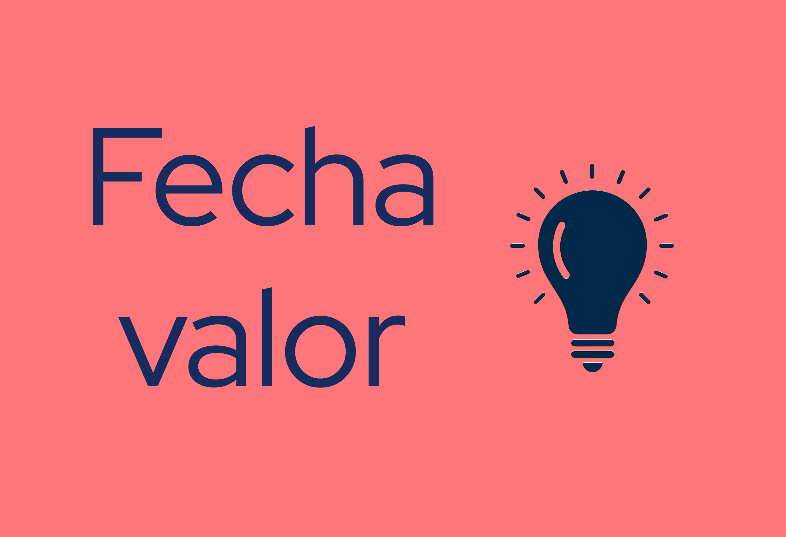 Fecha valor