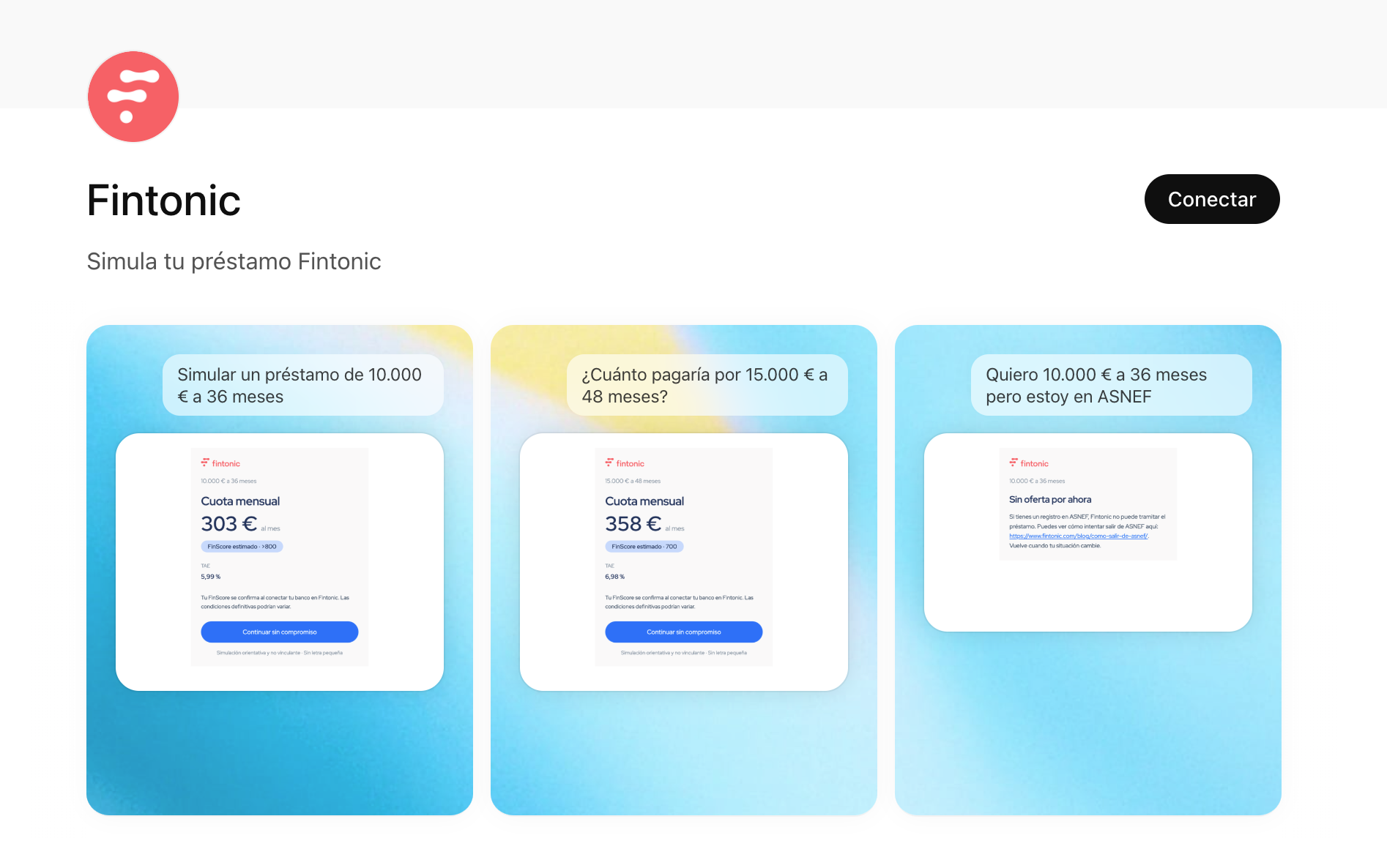 Fintonic en chatgpt
