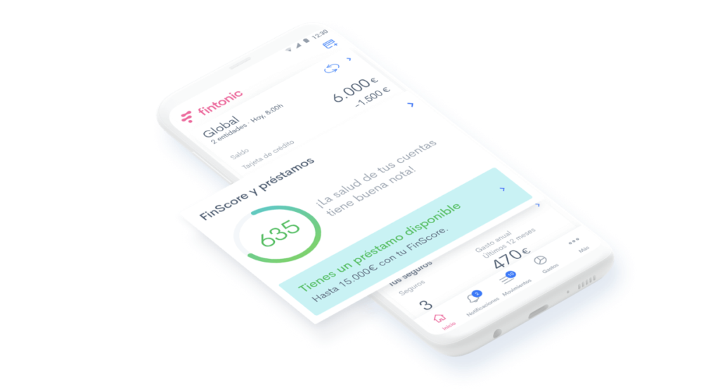 FinScore en la app de Fintonic