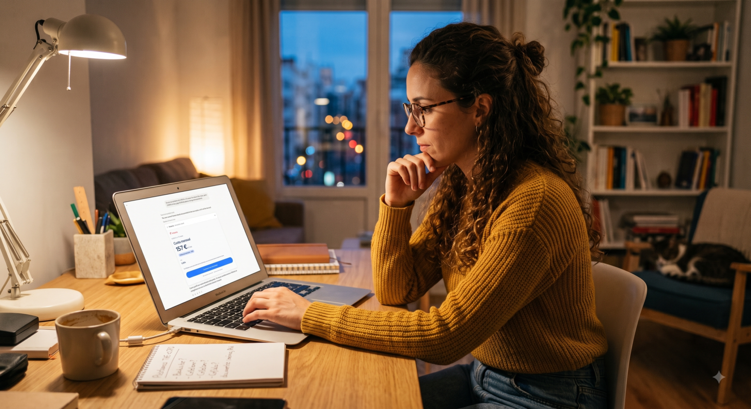 Chica pidiendo préstamos a través de la app de Fintonic de Chatgpt